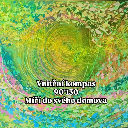 Obraz Vnitřní kompas, 90 × 130, obraz na zakázku