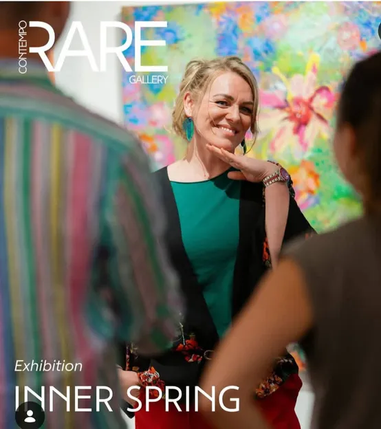 Kateřina Hampel na výstavě Inner Spring v galerii ContempoRare